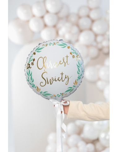 Balon foliowy ''Chrzest Święty'', 45 cm, mix