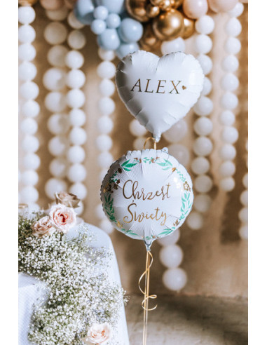 Balon foliowy ''Chrzest Święty'', 45 cm, mix