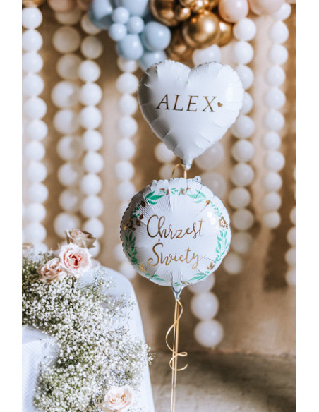 Balon foliowy ''Chrzest Święty'', 45 cm, mix