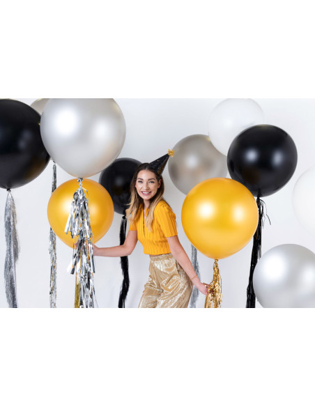 Balon okrągły 60 cm, Metallic Gold