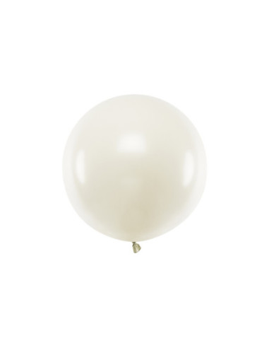 Balon okrągły 60 cm, Pastel Light Cream