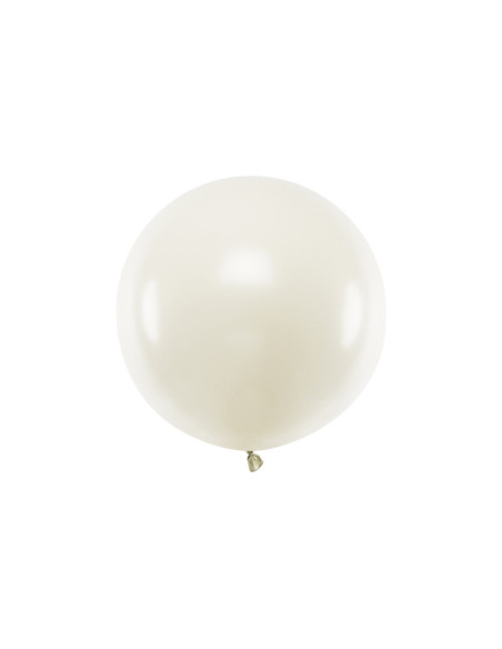 Balon okrągły 60 cm, Pastel Light Cream