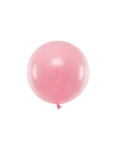 Balon okrągły 60 cm, Pastel Baby Pink