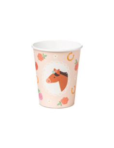 Kubeczki Koń, 220 ml, mix (1 op. / 6 szt.)