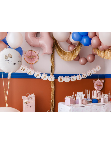 Baner Happy Birthday Kotki, 2.8 m, mix