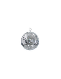 Kula lustrzana disco, srebrny, 20 cm