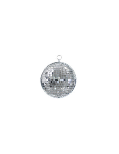Kula lustrzana disco, srebrny, 20 cm