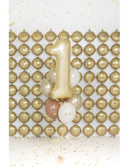Balony Strong 30 cm, Metallic Cold Gold (1 op. / 100 szt.)