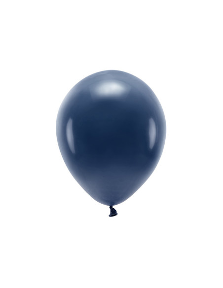 Balony Eco 30 cm pastelowe, ciemny granat (1 op. / 10 szt.)