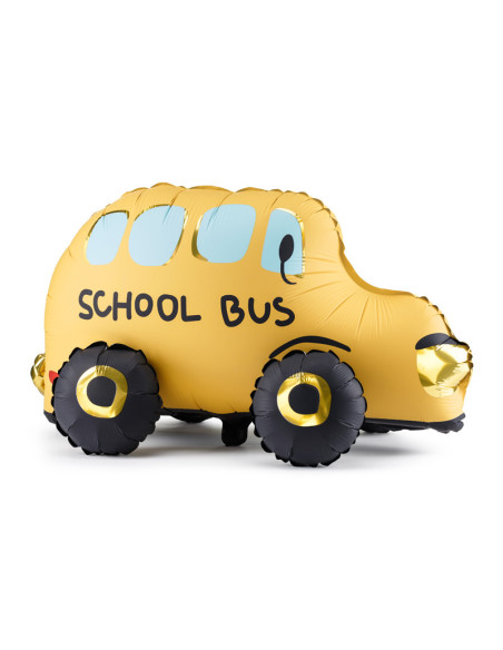 Balon foliowy stojący Autobus, mix, 66x36 cm