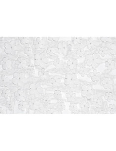 Bieżnik Kwiaty, biały, 26 x 500 cm