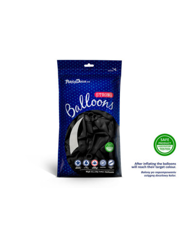Balony Strong 23cm, Pastel Black (1 op. / 100 szt.)