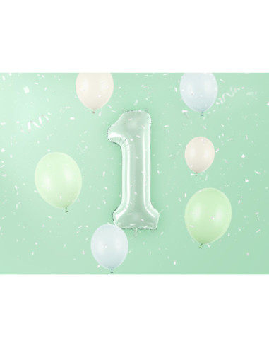 Balon foliowy Cyfra ''1'', 72cm, zieleń