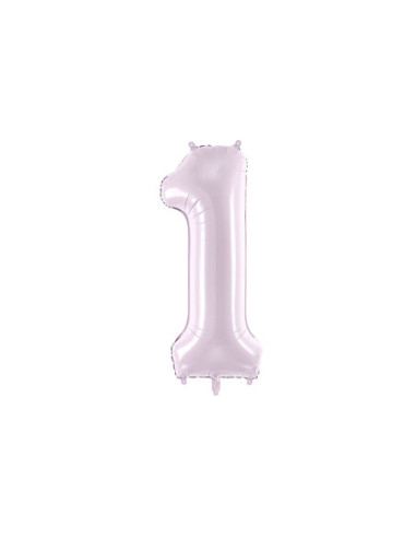 Balon foliowy Cyfra ''1'', 72cm, fiolet
