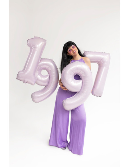 Balon foliowy Cyfra ''1'', 72cm, fiolet