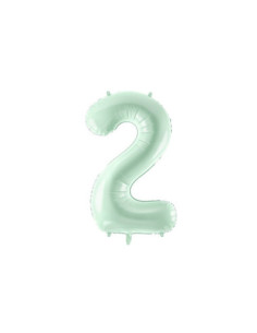Balon foliowy Cyfra ''2'', 72cm, zieleń