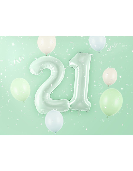 Balon foliowy Cyfra ''2'', 72cm, zieleń