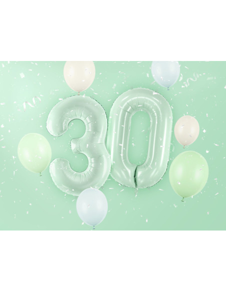 Balon foliowy Cyfra ''3'', 72cm, zieleń