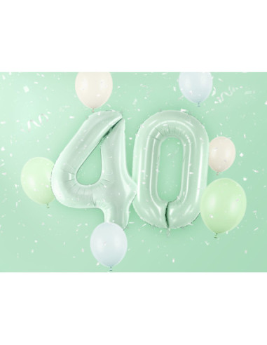 Balon foliowy Cyfra ''4'', 72cm, zieleń