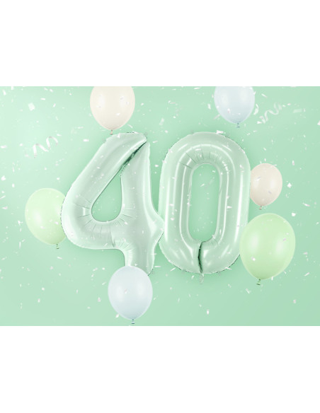 Balon foliowy Cyfra ''4'', 72cm, zieleń