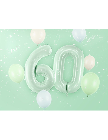 Balon foliowy Cyfra ''6'', 72cm, zieleń