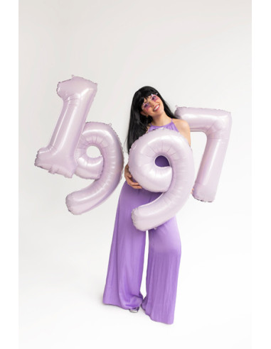 Balon foliowy Cyfra ''9'', 72cm, fiolet