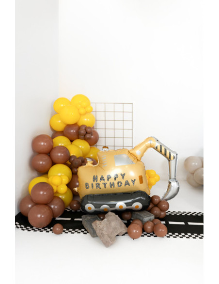 Balon foliowy Koparka, mix, 49x76,5 cm