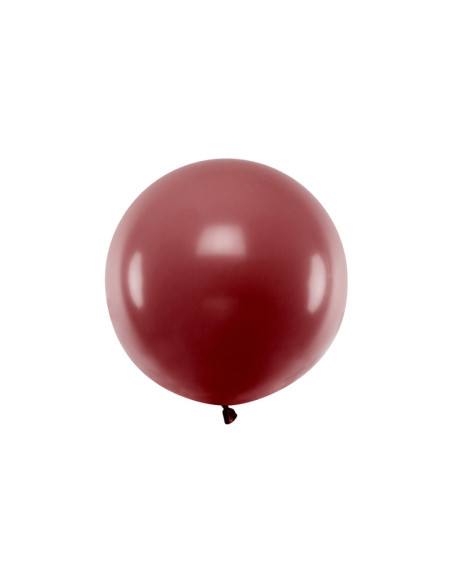 Balon okrągły 60cm, Pastel Burgundy