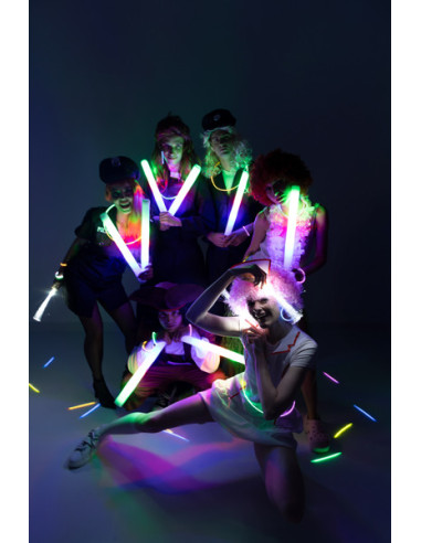 Pałka piankowa LED, 48 cm (1 op. / 9 szt.)
