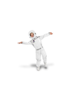 Strój Astronauta, biały, rozmiar 116-128 cm