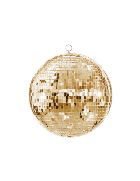 Kula lustrzana disco, szampański złoty, 40 cm