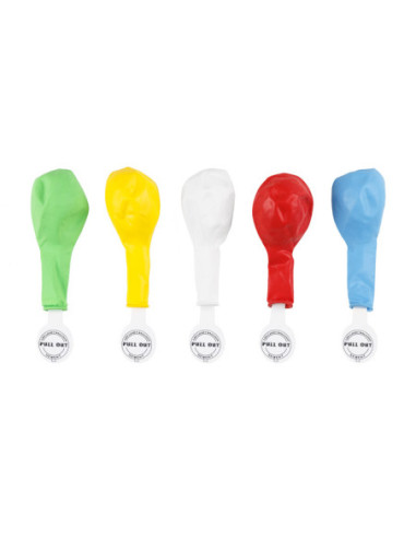 Balony LED 30 cm, mix (1 op. / 5 szt.)