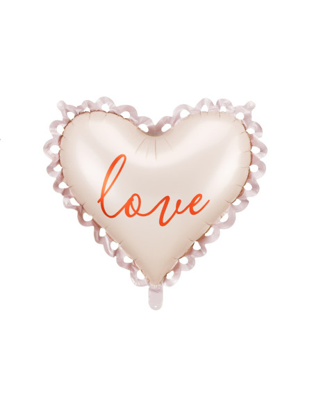 Balon foliowy Serce, 50x47cm, mix