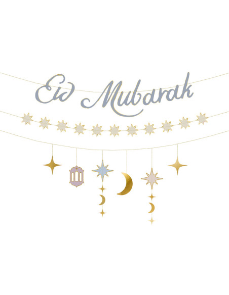 Baner Eid Mubarak, 200 cm, mix