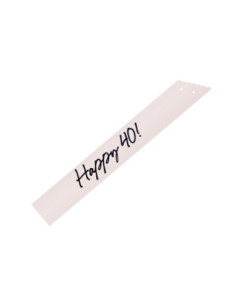 Szarfa Happy 40, krem, 76 cm