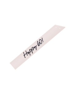 Szarfa Happy 60, krem, 76 cm