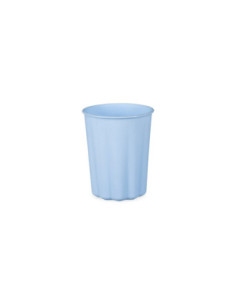 Kubeczki plastikowe Falbanka, 220 ml, błękitny (1 op. / 4 szt.)