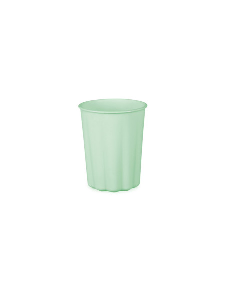 Kubeczki plastikowe Falbanka, 220 ml, szałwiowy (1 op. / 4 szt.)