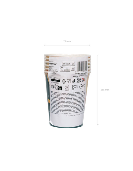 Kubeczki Cyrk, mix, 220 ml (1 op. / 6 szt.)