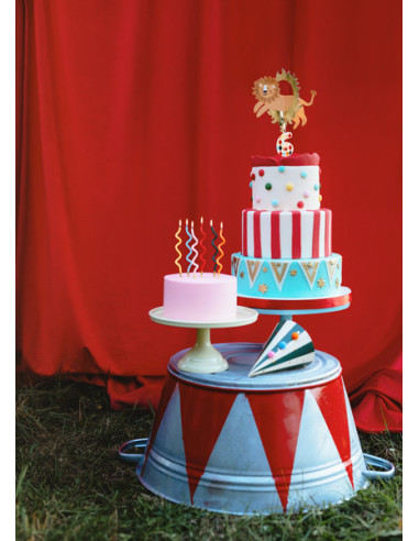 Topper na tort Lew, 16 x 16 cm, mix