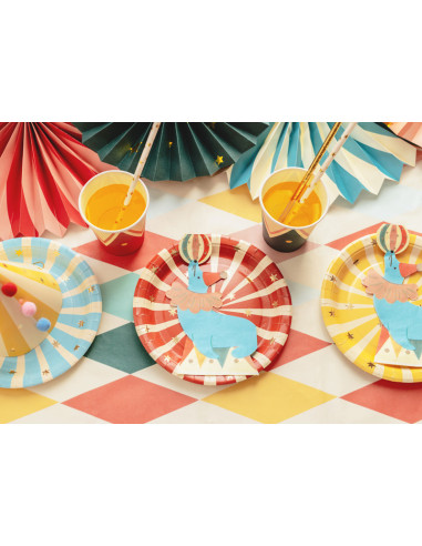 Obrus papierowy Romby, mix, 180 x 120 cm