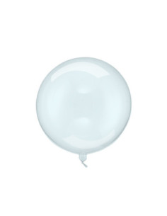 Balon Kula, 40cm, transparentny niebieski