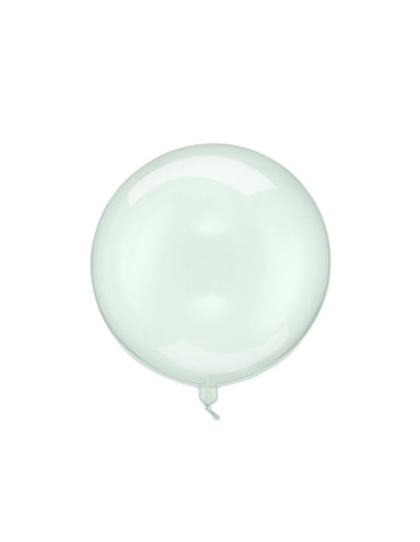 Balon Kula, 40cm, transparentny zielony