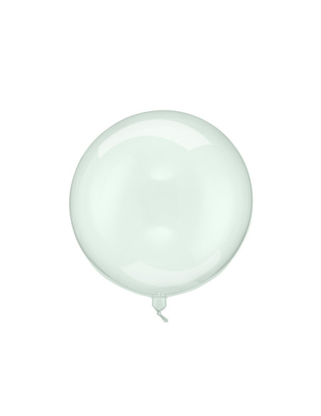 Balon Kula, 40cm, transparentny zielony