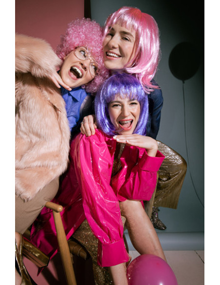 Peruka Kleopatra, jasny róż