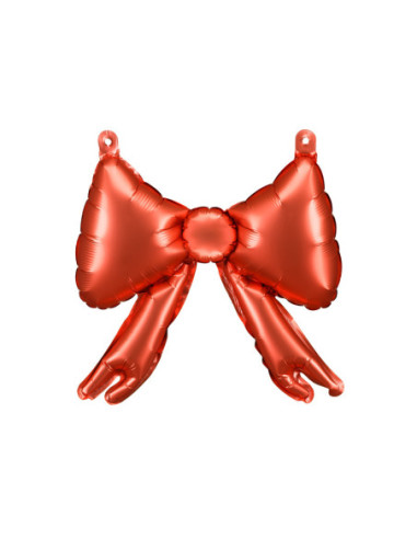Balony foliowe do girland Kokardy, 25,5 x 25 cm, czerwony (1 op. / 5 szt.)