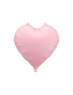 Balon foliowy Serce, 45cm, różowy