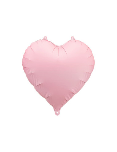 Balon foliowy Serce, 45cm, różowy