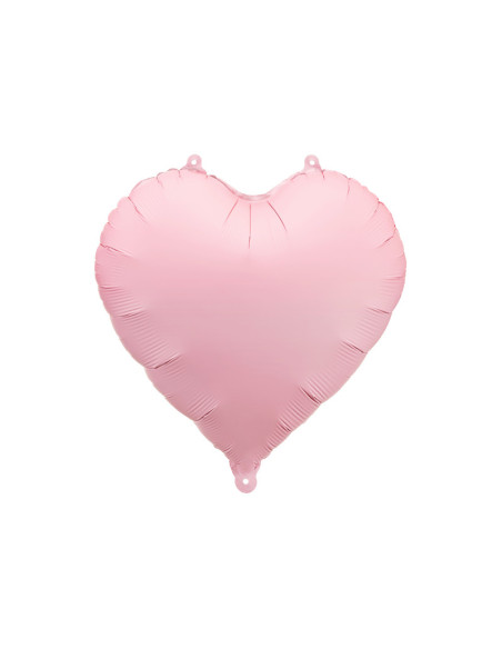 Balon foliowy Serce, 45cm, różowy
