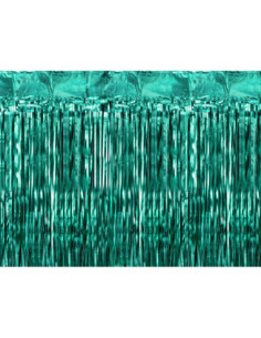 Kurtyna Party, butelkowa zieleń, 100x200cm